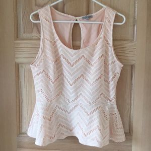 Charlotte Russe Peplum Top